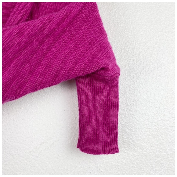 Lanvin Petite Pink Shrug Cashmere/Wool Cardigan‎ Size 4 - Picture 5 of 9
